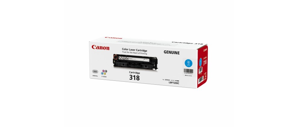 Canon Cartridge 318 Cyan Toner 